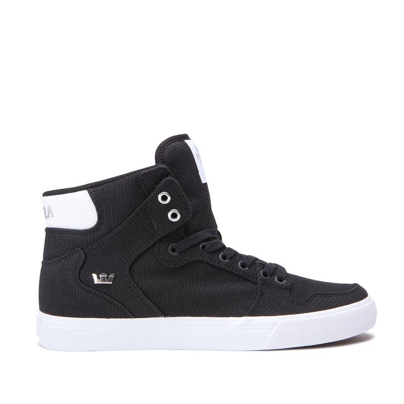 Supra VAIDER Sneaker High Damen Schwarz Lagerverkauf EMRZV6819